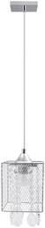 Lampa Wisząca Gracja 1xE27 Max.60W Chrom Metal/Przezroczysty Kabel PCV/Przezroczyste Szkło 8171128