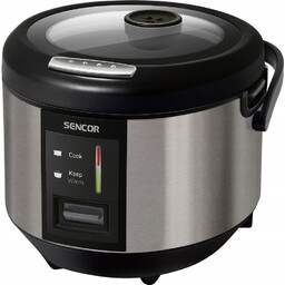 Ryżowar Sencor SRM 1890SS 830W 1,8L Powłoka nieprzywierająca Srebrno-Cza
