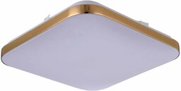 Plafon kwadratowy Babilon mały złoty 4000k LP-335/1C S 4GD square - Light Prestige