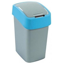 CURVER Kosz na śmieci Flip Bin 25L Srebrno-niebieski Zyskaj