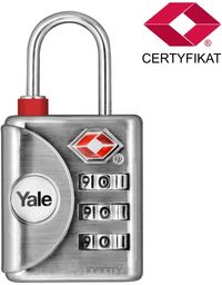 Kłódka podróżna Atest_TSA YTP1