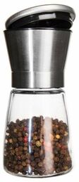Młynek do pieprzu i soli szklany 13,5 cm