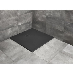 Radaway brodzik z konglomeratu Kyntos C antracyt 90x90 cm HKC9090-64