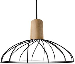 Lampa wisząca Moderno duża 1xGU10 LP-1221/1P B BK - Light Prestige