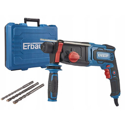 Młotowiertarka Erbauer Sds+ 750W 2kg z walizką