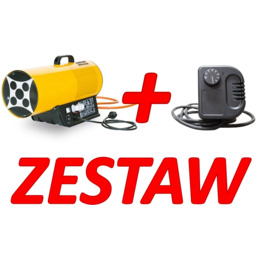 Nagrzewnica gazowa Master BLP33ET + termostat TH-5 z przewodem 3m