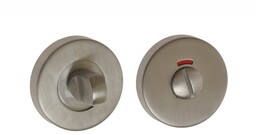 Tarczka okrągła B-HARKO WC ze znacznikiem, stal nierdzewna (komplet)