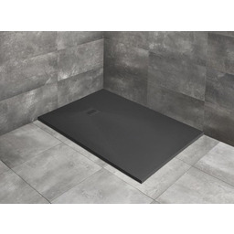 Radaway brodzik z konglomeratu Kyntos F antracyt 90x80 cm HKF9080-64
