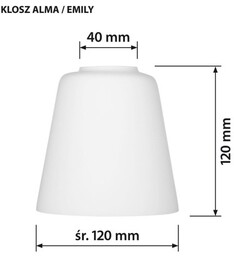 Activejet Lampa wisząca AJE-ALMA 3P E27 3x40W