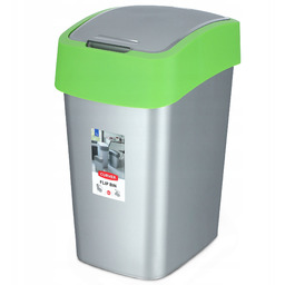 Kosz na śmieci Curver Flip Bin 50L, zielony