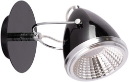 Lampa ścienna Oliver w zestawie 1xGU10 LED 5,5W Chrom Metal/Czarny Metal 5109104