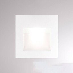 Molto Luce Oprawa wpuszczana ścienna LED Pan, biała Pan, biały / opal, przedpokój, aluminium