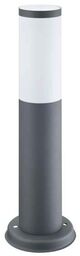 Ogrodowa LAMPA stojąca OSLO 300942 Polux zewnętrzna OPRAWA metalowy SŁUPEK IP44 outdoor szary