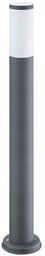 Zewnętrzna LAMPA stojąca OSLO 300959 Polux metalowa OPRAWA ogrodowy SŁUPEK IP44 outdoor szary