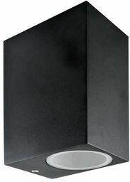 Elewacyjna LAMPA ścienna BOSTON 303332 Polux kostka OPRAWA ogrodowa zewnętrzny KINKIET na taras IP44 outdoor czarny