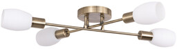 Lampa Sufitowa Tosca 4xE14 Max.40W Patyna Metal/Białe Szkło 9033411