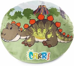 Pluszowa poduszka odwracalna dino Fossily z efektem "Glow in the Dark" 32x26cm NICI GREEN