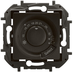 NOWE NILOE - TERMOSTAT ELEKTRONICZNY POKOJOWY CZARNY - Legrand NP670BK
