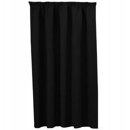 Zasłona zaciemniająca Blackout na taśmie 200x250 wys. kolor Czarny