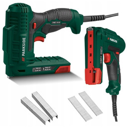 Elektryczny Zszywacz Taker Zestaw Parkside Phet 15 C2 gwoździe zszywki