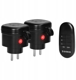 2 Gniazda Sterowane Pilotem Bezprzewodowe Gniazdka