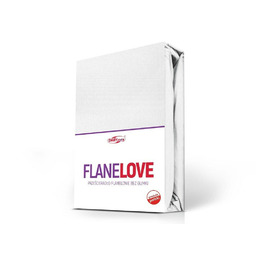 Darymex Prześcieradło flanelowe bez gumki 160x210 białe