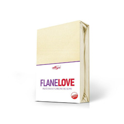 Darymex Prześcieradło flanelowe bez gumki 160x210 ekri