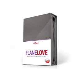 Darymex Prześcieradło flanelowe bez gumki 160x210 szare