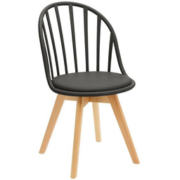 Krzesło Sirena czarne