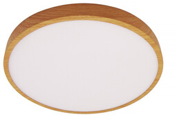 Plafon Riberio 28cm 30W LED barwa ciepła 3000K drewno