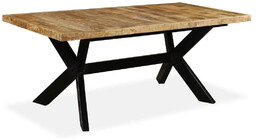 Elior Prostokątny stół z drewna mango w stylu loft F2-L32