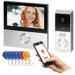 Orno OR-VID-MS-1078 TALOS ekran dotykowy Wi-Fi Full HD Wideodomofon jednorodzinny