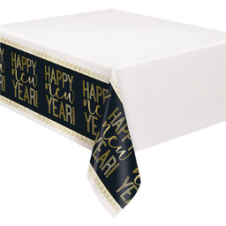 Obrus sylwestrowy Happy New Year - 213x137 cm - 1 szt.