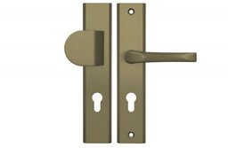 Pochwyt-klamka Axa Niagara ++ 72 WB, kolor F4 - stare złoto (grubość drzwi 74-83 mm)