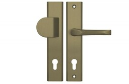 Pochwyt-klamka Axa Niagara ++ 92 WB, kolor F4 - stare złoto (grubość drzwi 74-83 mm)