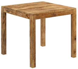 Elior Brązowy mały stół z drewna mango C4-S43