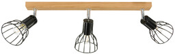 Megan Wood Lampa Sufitowa 3xE14 Max.40W Dąb Olejowany/Czarny 2344374