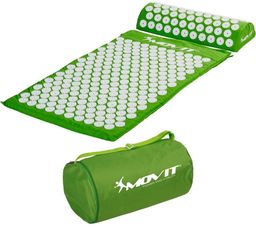 ZIELONA MATA ZDROWOTNA DO AKUPRESURY Z KOLCAMI NA BÓL PLECÓW