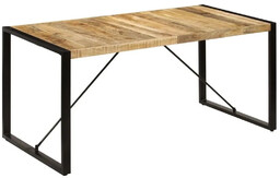 Elior Industrialny stół z drewna 80x160 F5-S61