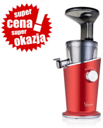 *PROMOCJA* Wolnoobrotowa wyciskarka do soków Sana 848 czerwona