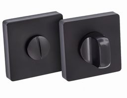 ROZETA KWADRATOWA BLITZ SLIM CZARNY WC