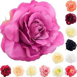 RÓŻA WYROBOWA GŁÓWKA DUŻA DO STROIKÓW DEKORACJI 12 CM