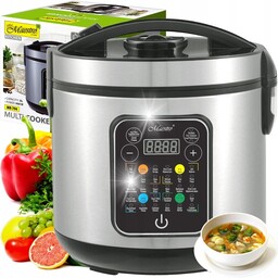 MULTICOOKER PAROWAR SZYBKOWAR ELEKTRYCZNY GARNEK 30 PROGRAMÓW 5L 900W TIMER