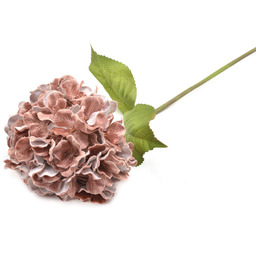 Sztuczny kwiat Hortensja różowa - 80 cm - 1 szt.