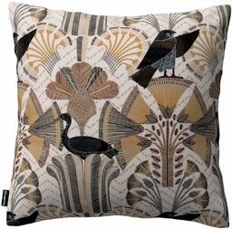 Poszewka Kinga na poduszkę, abstrakcyjny beżowo-brązowy wzór, 43 x 43 cm, Gardenia