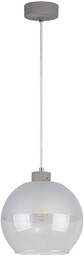 Fresh Lampa Wisząca 1xE27 Max.60W Szary/Szroniony-Transparentny 1860136