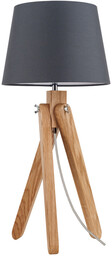 Rune Lampa Stołowa 1xE27 Max.40W Dąb Olejowany/Transparentny/Antracyt 6314074