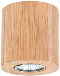 Wooddream Round Lampa Sufitowa 1xGU10 Max.6W Dąb Olejowany 2066174