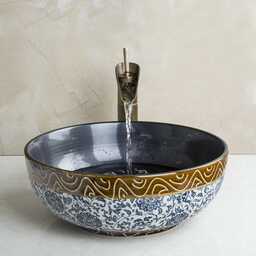 bateria umywalkowa retro + umywalka BELLISANA