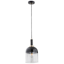 Stylowa lampa wisząca VENTO E27 wys. 90cm czarny